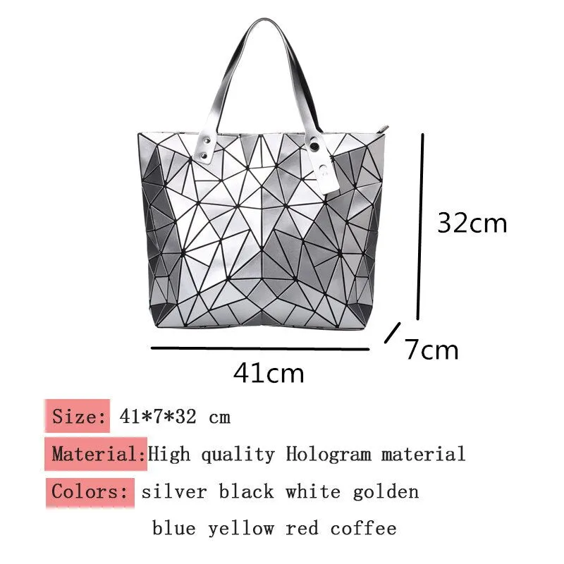 2023 Trend Fashion Bao Women&#39;s Bag Luxury Designer Handbag Beach Hand Bags Hologram Shoulder Tote Bag Sac De Luxe Femme