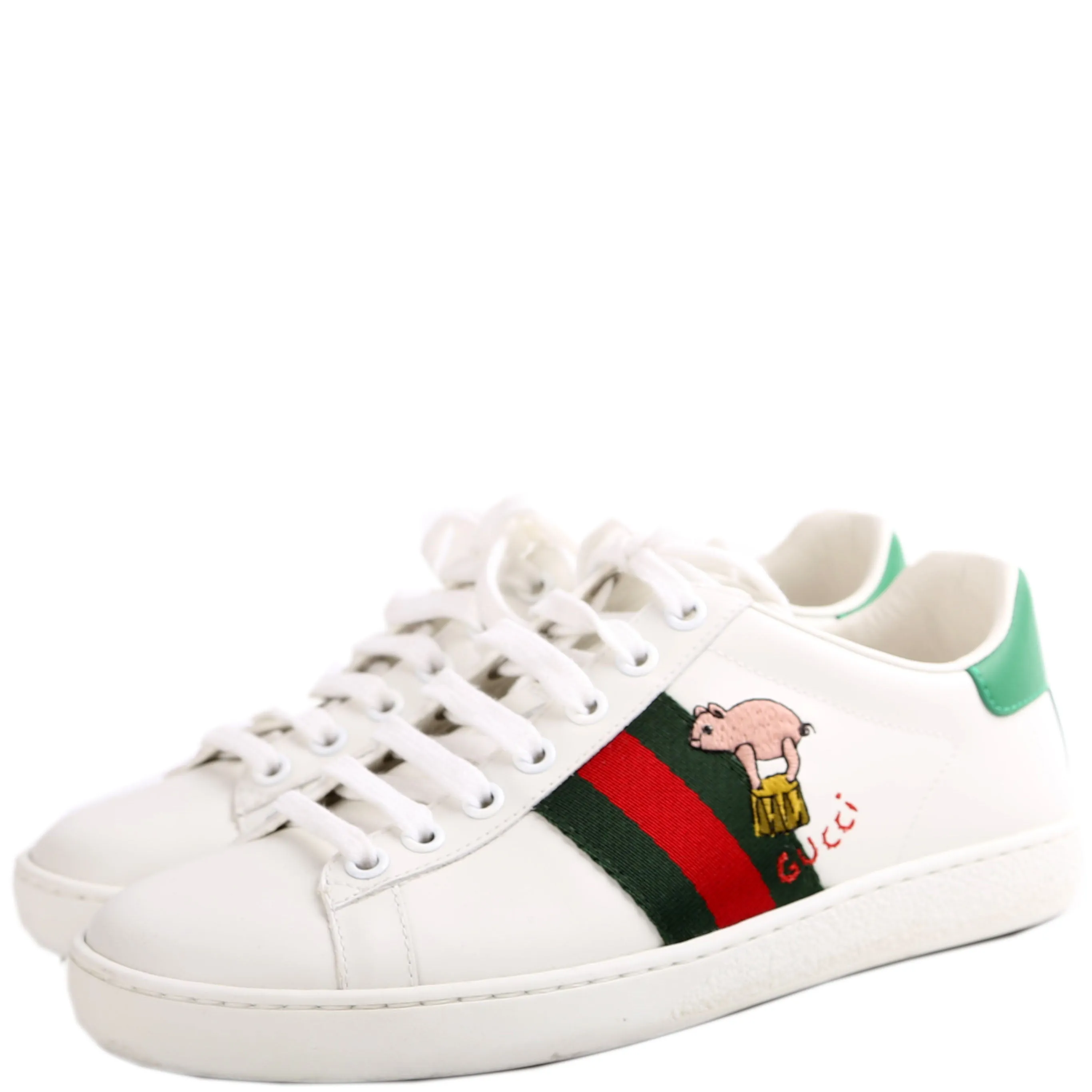 Ace Web Pig/Kitten Sneakers Size 34.5