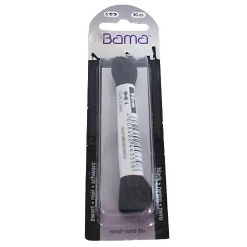 Bama Round Lace- 90cm-Black