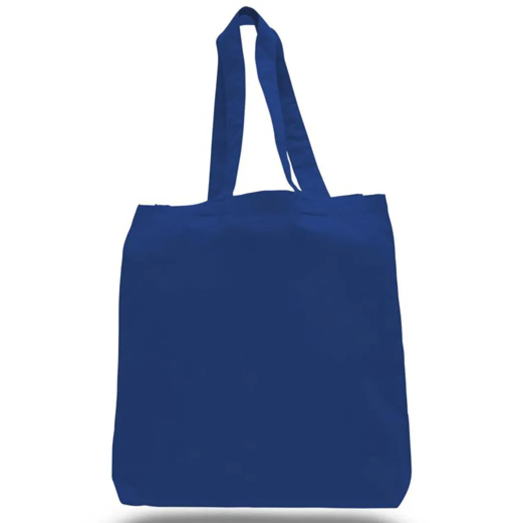 Blank Cotton Tote Bags with Gusset, Wholesale Economical Bags