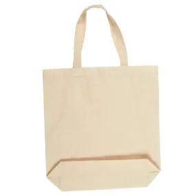 Blank Cotton Tote Bags with Gusset, Wholesale Economical Bags