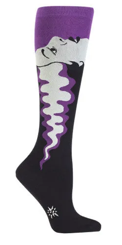 Bride Of Frankenstein Knee High Socks (Women's)