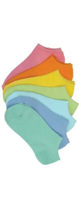 Bright Solids Ankle Socks 7 Pair Pack (Women's)