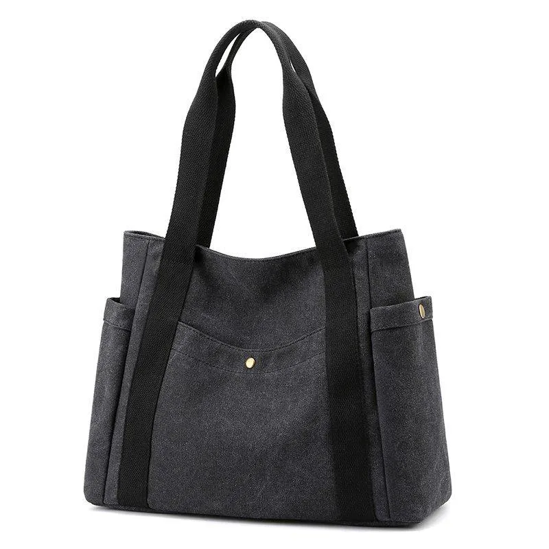 Canvas Bag 2021 New Women's Shoulder Bag Large Capacity Waterproof Handbags