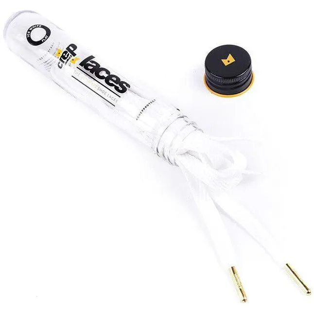 Crep Protect Shoe Laces Flat White