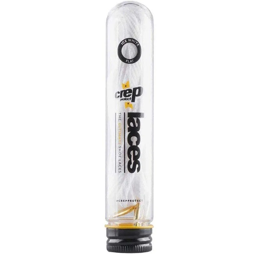 Crep Protect Shoe Laces Flat White