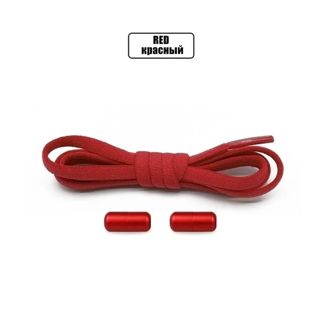 Elastic No Tie Shoelaces Semicircle Shoe Laces For Sneakers