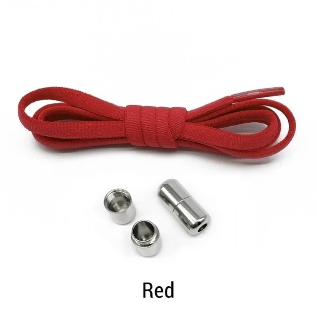 Elastic No Tie Shoelaces Semicircle Shoe Laces For Sneakers