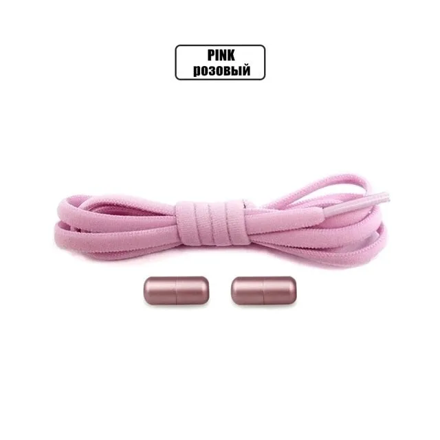 Elastic No Tie Shoelaces Semicircle Shoe Laces For Sneakers