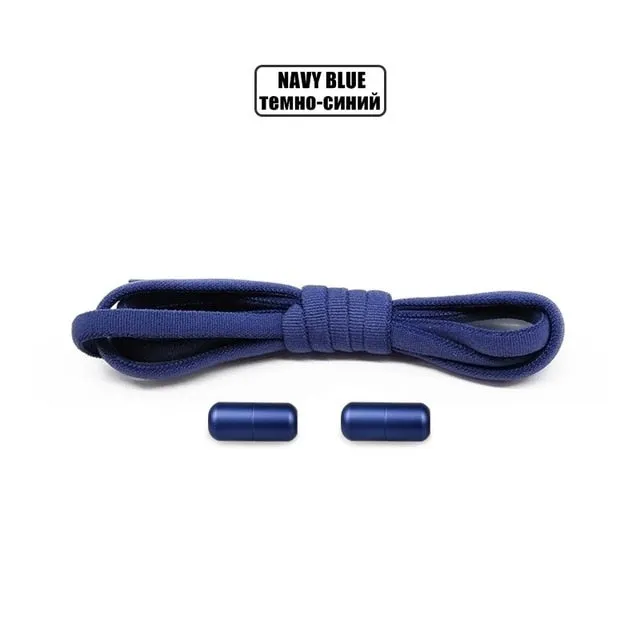 Elastic No Tie Shoelaces Semicircle Shoe Laces For Sneakers