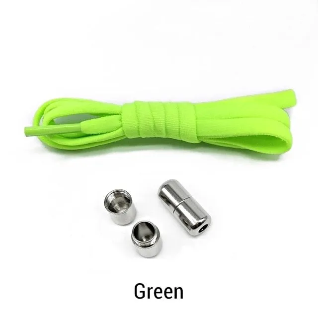 Elastic No Tie Shoelaces Semicircle Shoe Laces For Sneakers