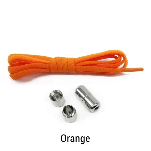Elastic No Tie Shoelaces Semicircle Shoe Laces For Sneakers