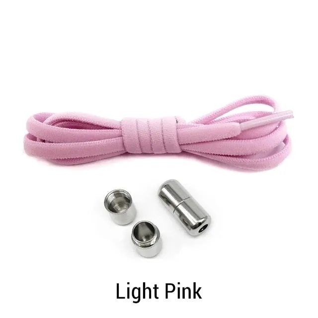 Elastic No Tie Shoelaces Semicircle Shoe Laces For Sneakers
