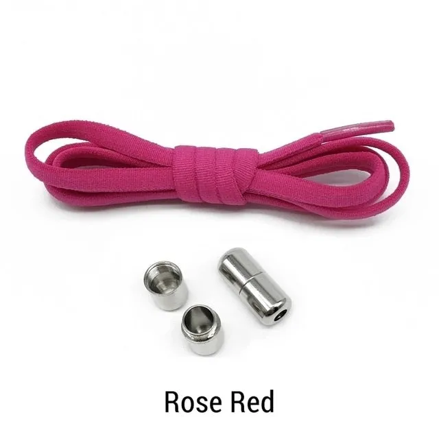 Elastic No Tie Shoelaces Semicircle Shoe Laces For Sneakers