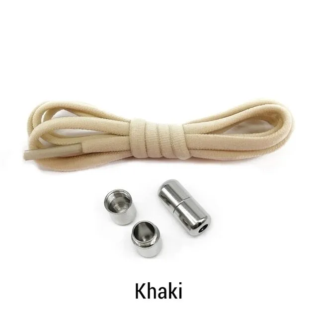 Elastic No Tie Shoelaces Semicircle Shoe Laces For Sneakers