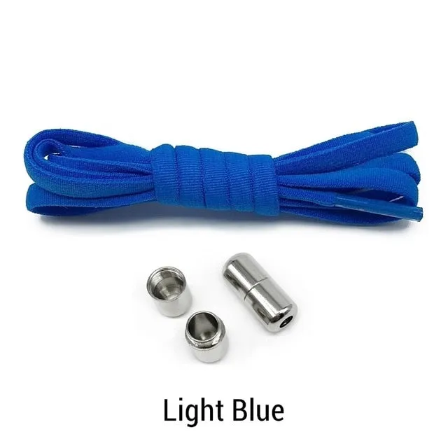 Elastic No Tie Shoelaces Semicircle Shoe Laces For Sneakers