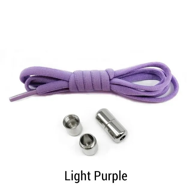 Elastic No Tie Shoelaces Semicircle Shoe Laces For Sneakers