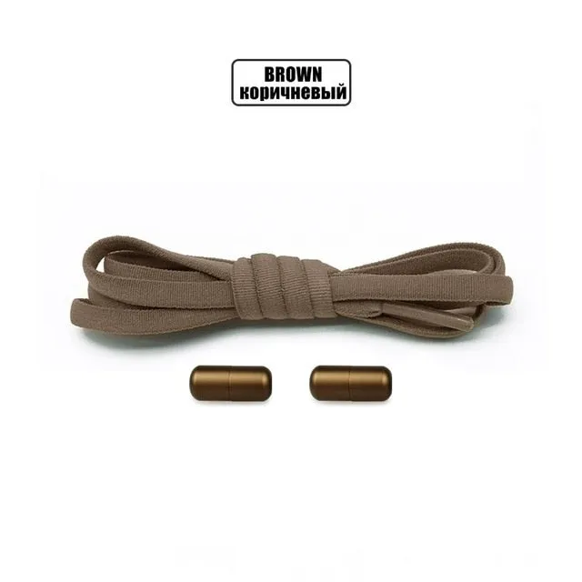 Elastic No Tie Shoelaces Semicircle Shoe Laces For Sneakers