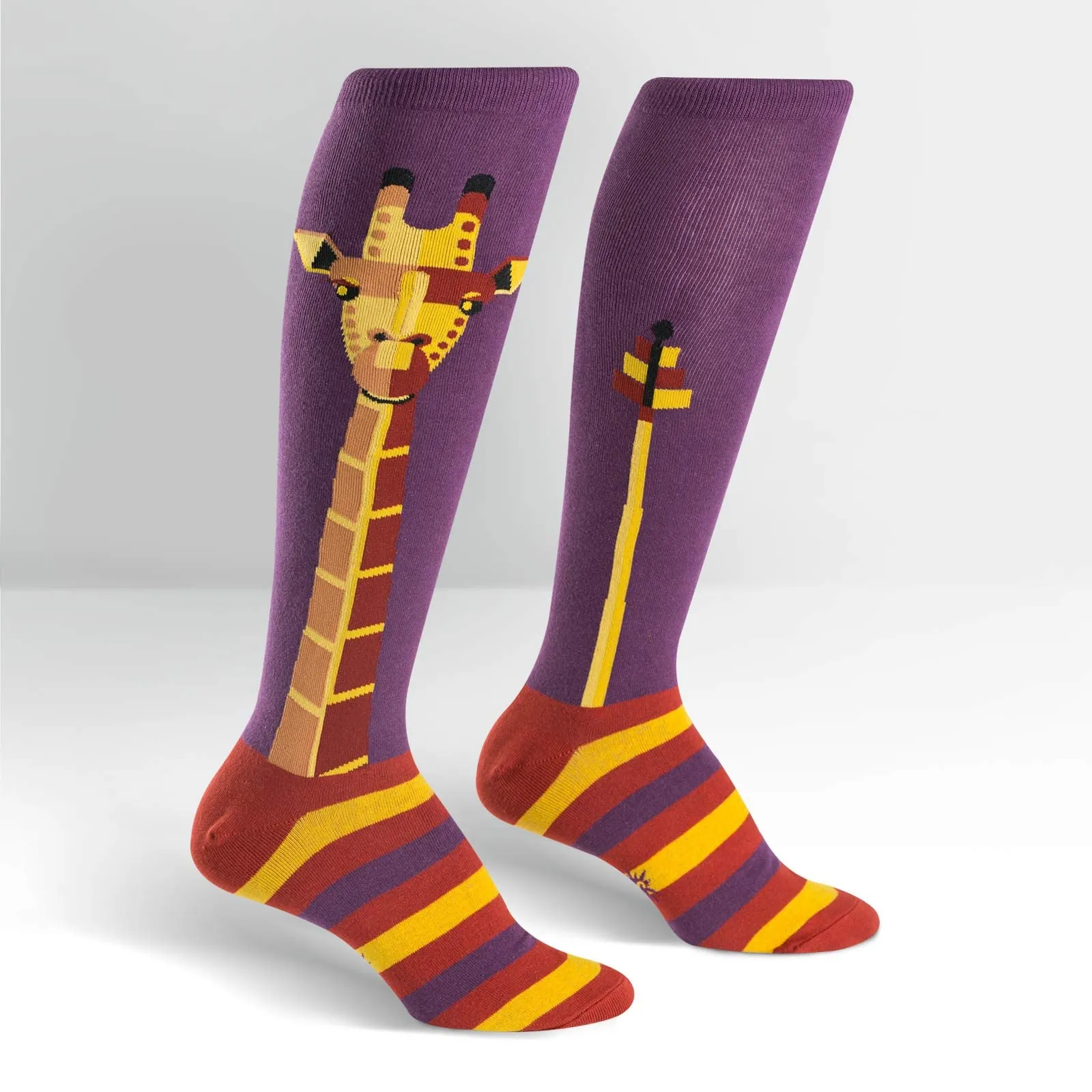 Geo-raffe Giraffe Knee High Socks (Women's)