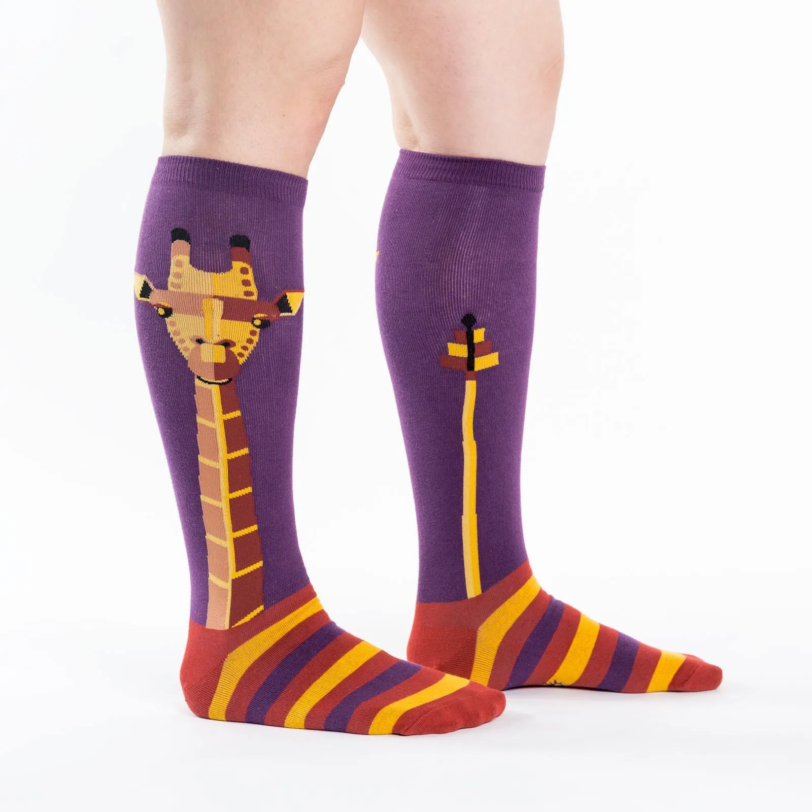 Geo-raffe Giraffe Knee High Socks (Women's)