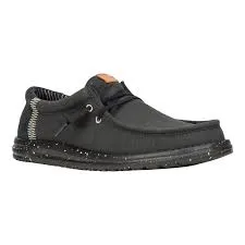 HEY DUDE WALLY ELEVATED BASICS (BLACK/BLACK)