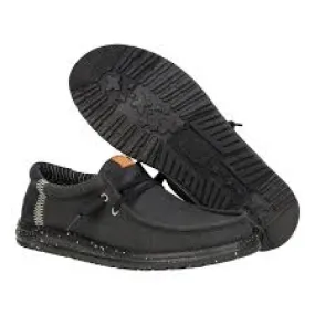 HEY DUDE WALLY ELEVATED BASICS (BLACK/BLACK)