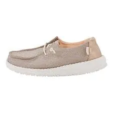 Hey Dude Wendy Youth Metallic Sparkle Rose Gold