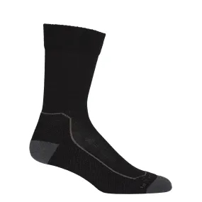 Icebreaker Women&#x27;s Hike  Light Crew Socks Black/Monsoon/Mink | Buy Icebreaker Women&#x27;s Hike  Light Crew Socks Black/Monsoon/Mink here | Outnorth