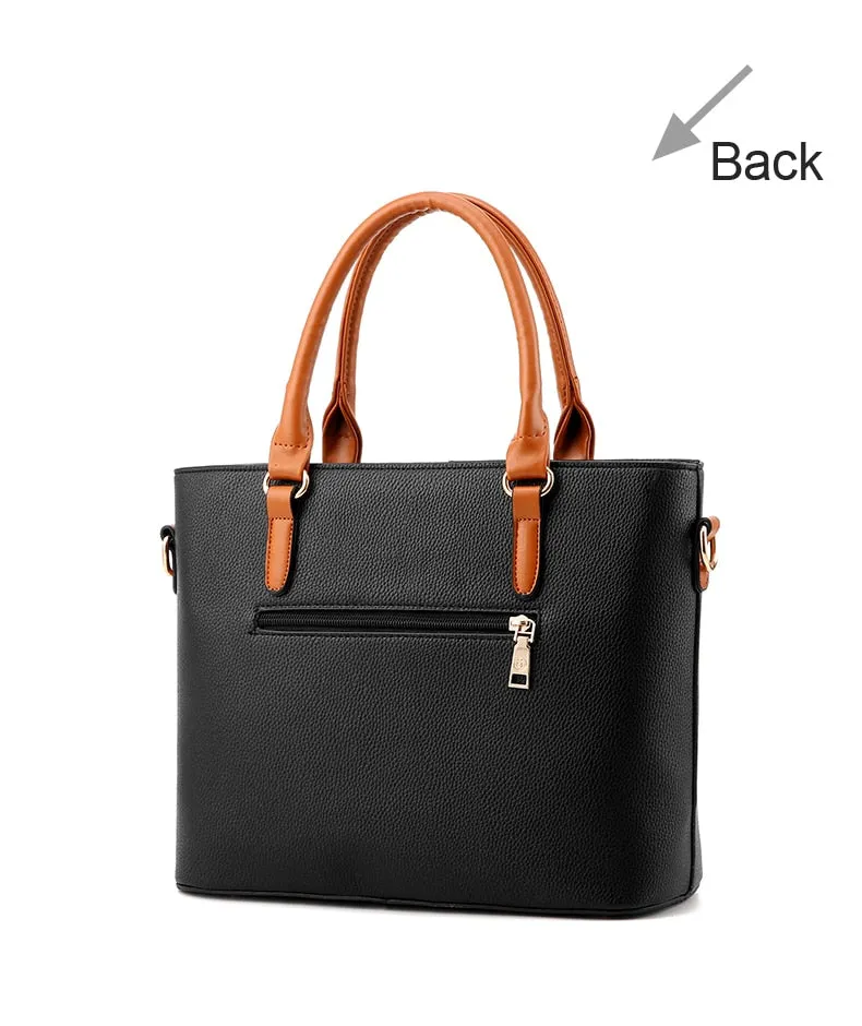 Large Capacity Stylish Leather Bag