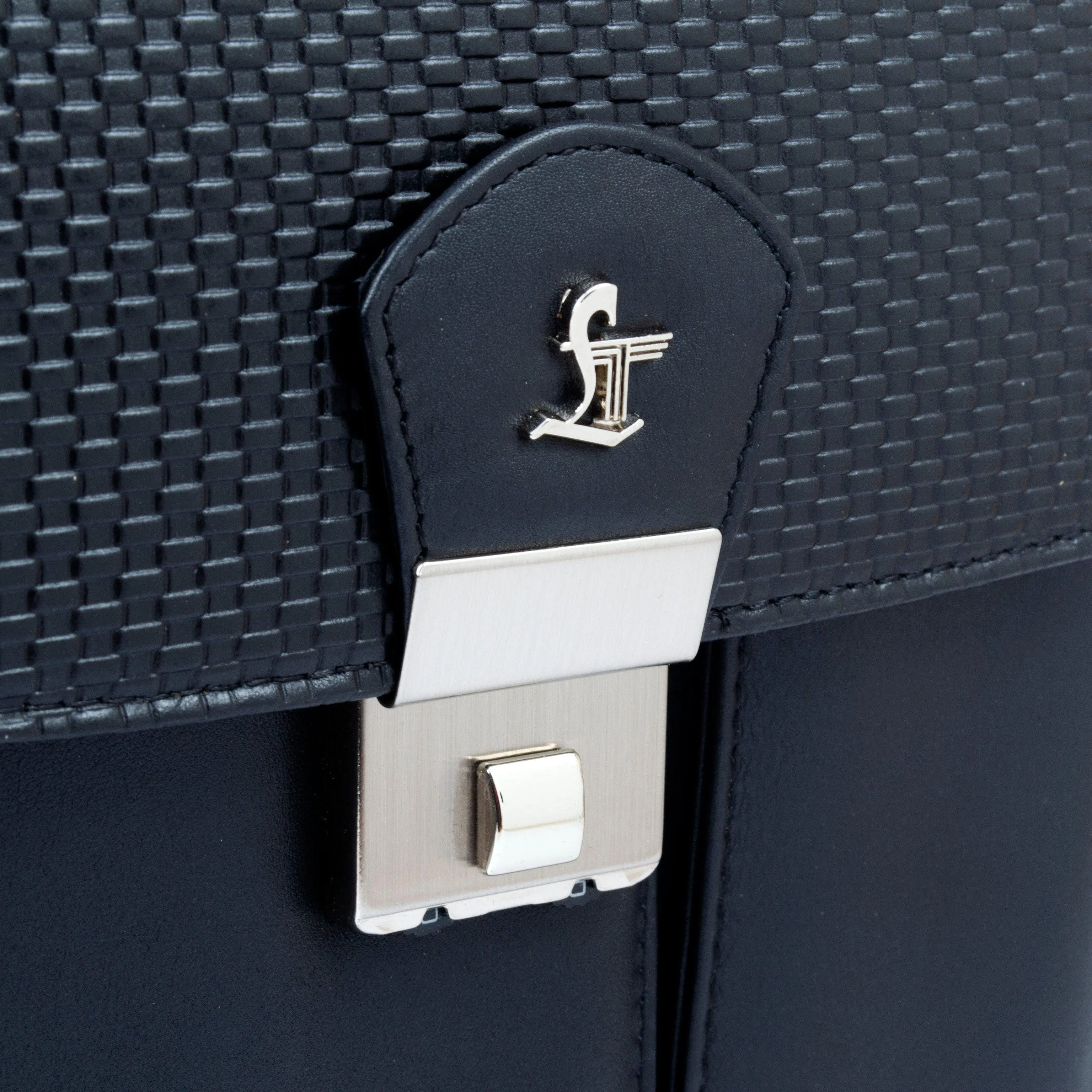 Men's Bag V | Leather Messenger Bag For Men | Colour : Black