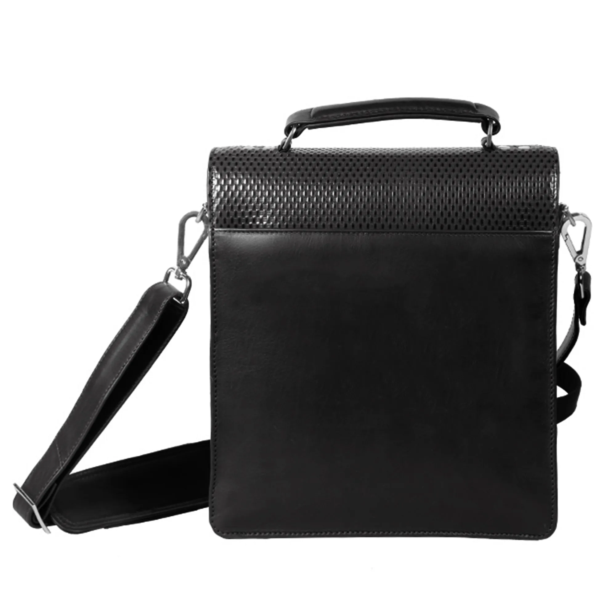 Men's Bag V | Leather Messenger Bag For Men | Colour : Black