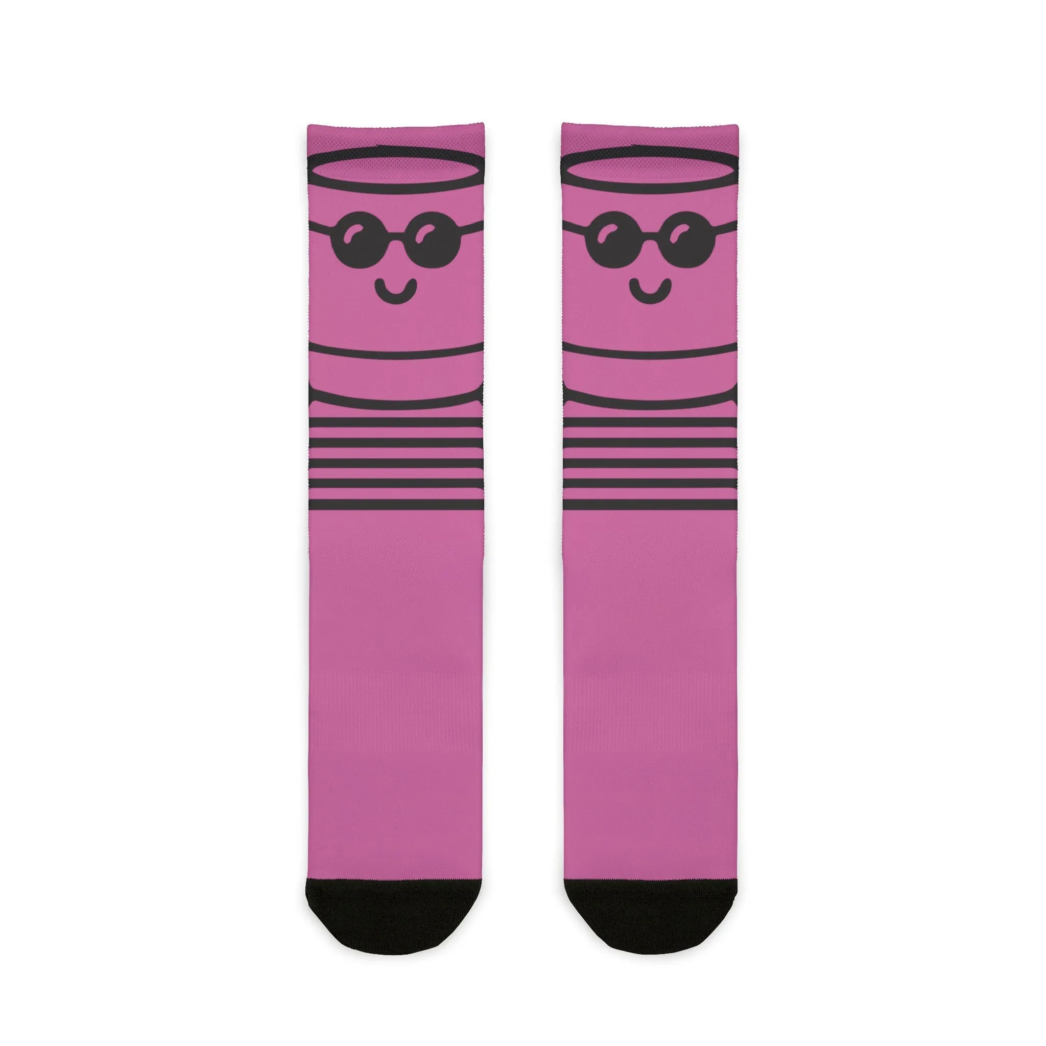 Mr. Keg Pink Crew Socks