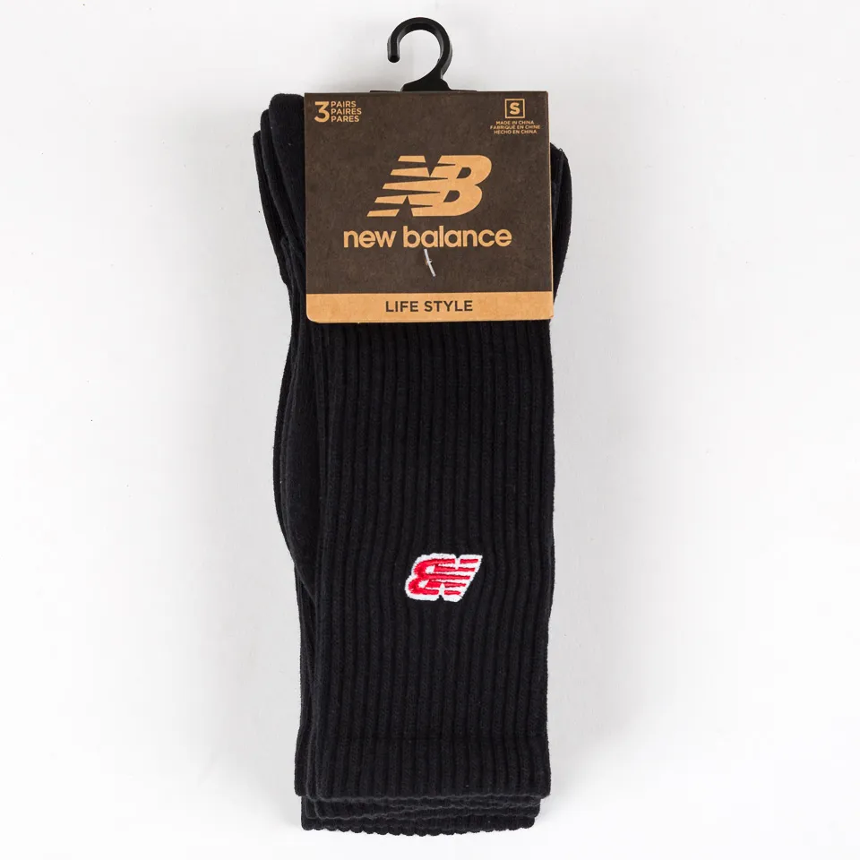 Patch Logo Crew Socks 3 Pairs | The Firm Shop