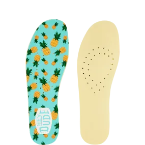 Pineapple Insoles - Teal