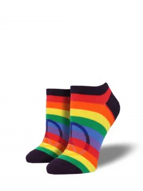 Shortie Toe-tally Peaceful Ankle Socks (Women's)