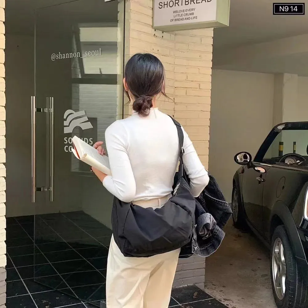 Uakiss Women School Messenger Bags For Women Crossbody Ladies Designer Handbag Solid Large Capacity Casual nylon Shoulder Female Bags